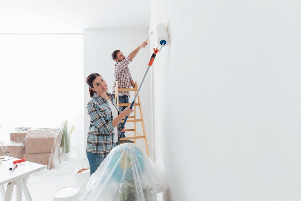 Professional house painters